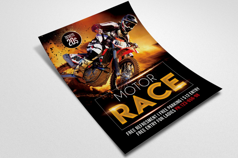 motorbike-racing-flyer