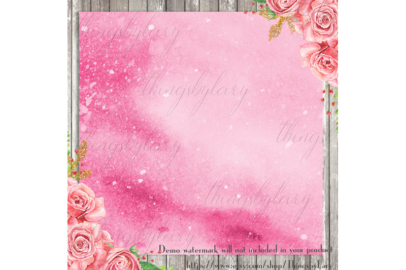 30-ombre-aloe-amp-hot-pink-spring-watercolor-digital-papers