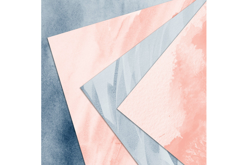 30-ombre-sapphire-amp-flamingo-watercolor-digital-papers