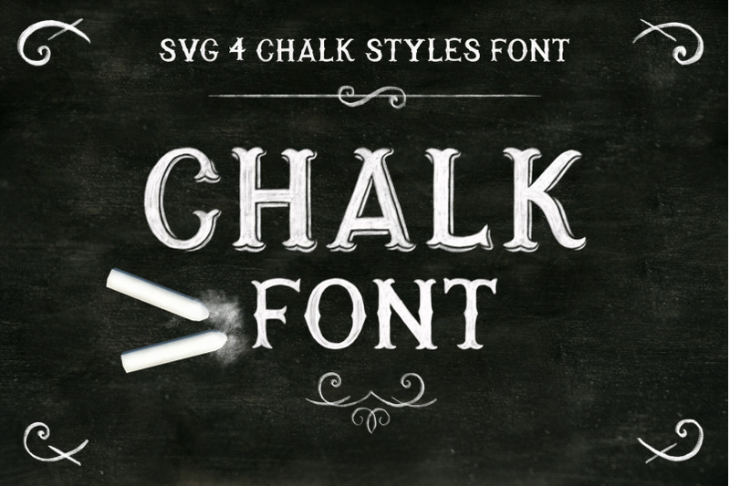 chalk-svg-font