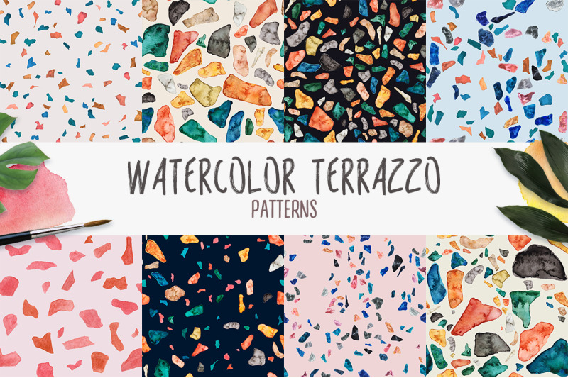 watercolor-terrazzo-patterns