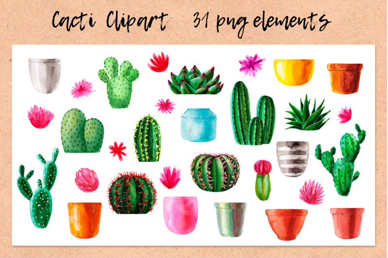 watercolor-cactus-cacti-patterns
