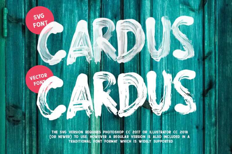 cardus-brush-svg-font