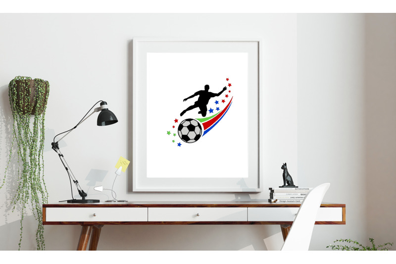 machine-embroidery-design-soccer-art-wall-decor-embroidery-art-3-sizes