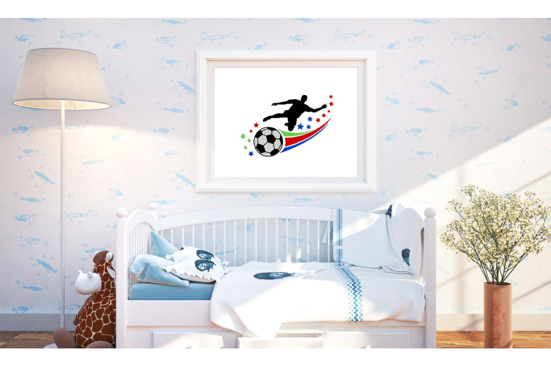 machine-embroidery-design-soccer-art-wall-decor-embroidery-art-3-sizes