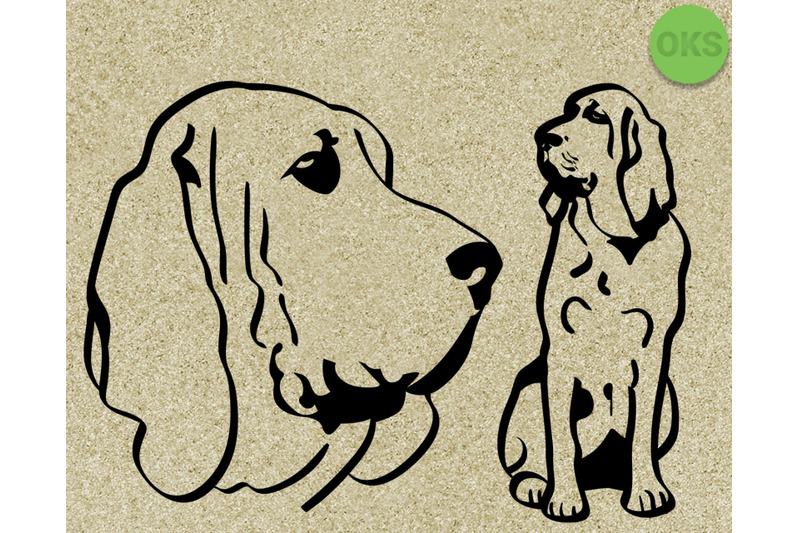 Download bloodhound svg, dog svg files, vector, clipart, cricut, download By CrafterOks | TheHungryJPEG.com