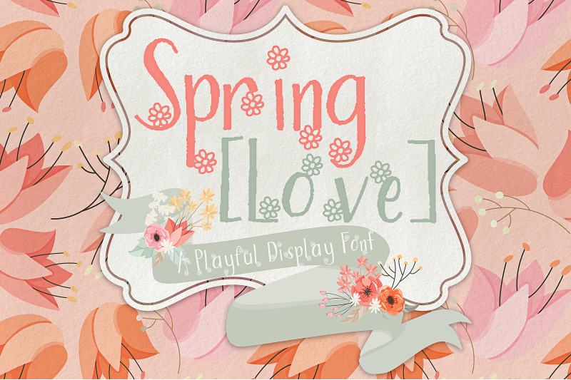 spring-love-display-font
