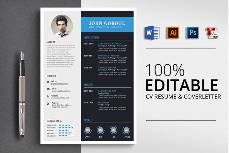 cv-resume-word-template