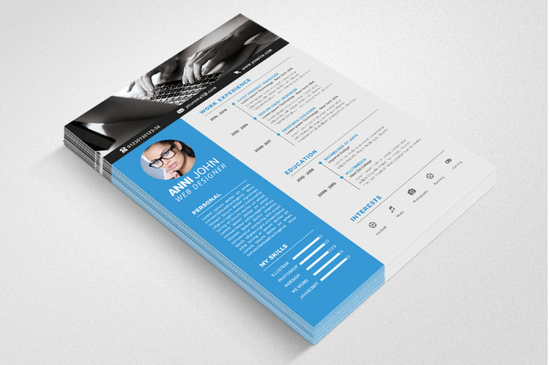 clean-job-cv-resume-word-template