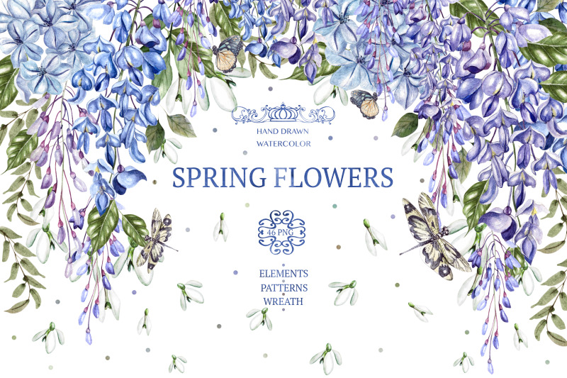 watercolor-spring-flowers