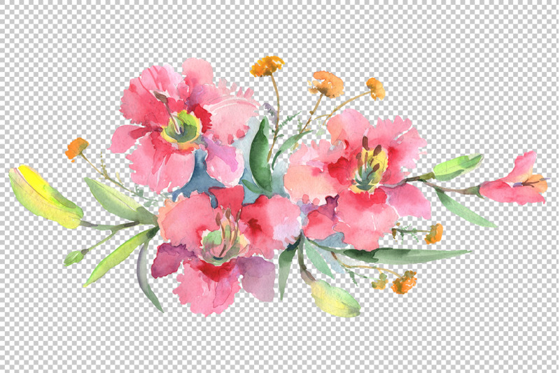 imperial-bouquet-watercolor-png