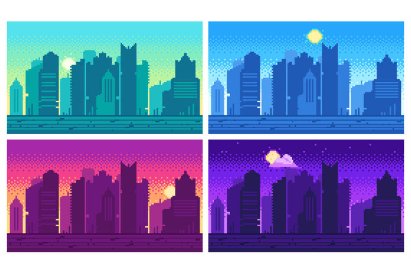 pixel-art-cityscape-town-street-8-bit-city-landscape-night-and-dayti