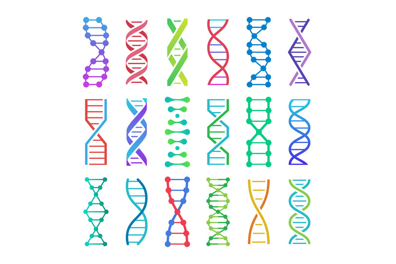 colorful-dna-icon-adn-structure-spiral-deoxyribonucleic-acid-medical