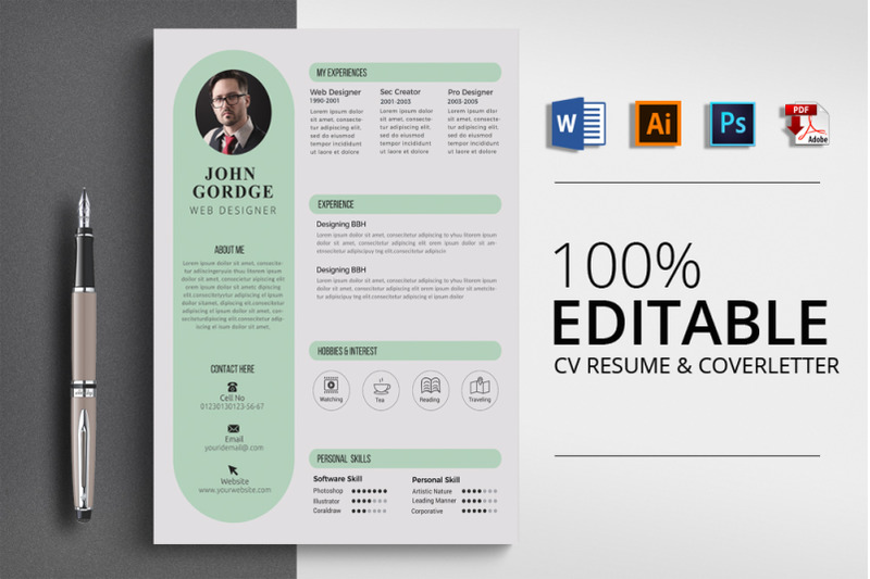 cv-resume-word-template