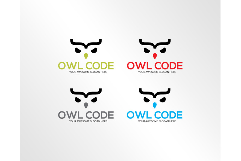 owl-code-logo-template