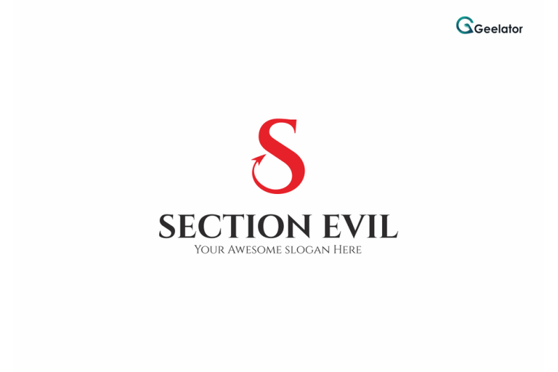 section-evil-logo-template-logo