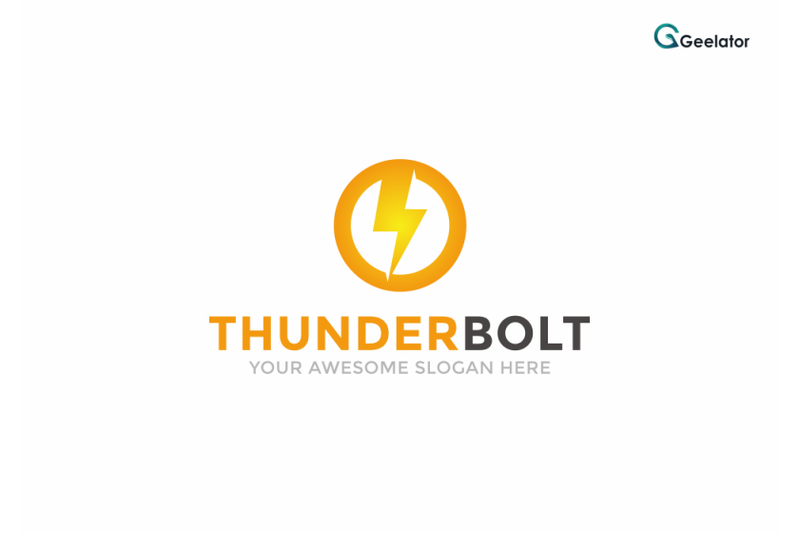 thunder-bolt-logo-template