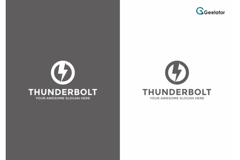 thunder-bolt-logo-template