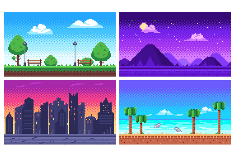 pixel-art-landscape-summer-ocean-beach-8-bit-city-park-pixel-citysc