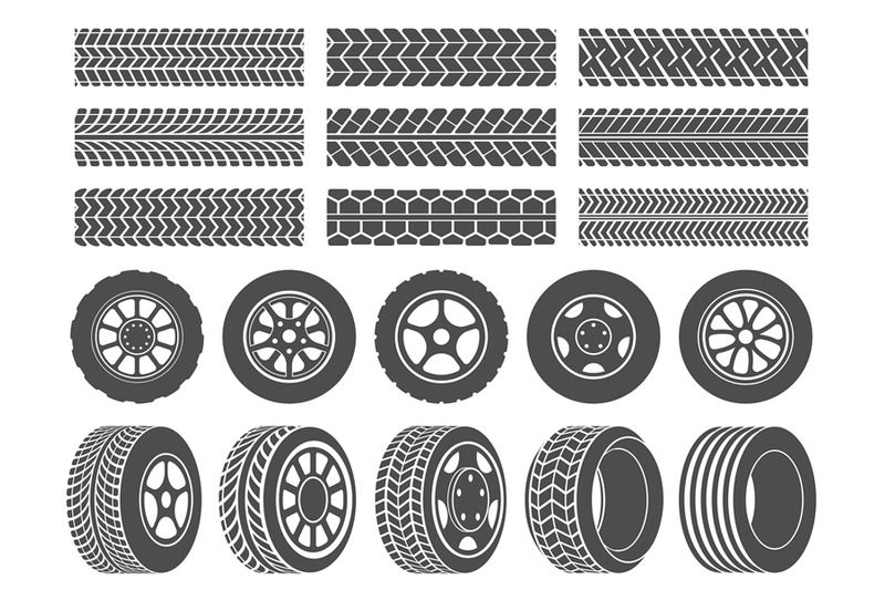 wheel-tires-car-tire-tread-tracks-motorcycle-racing-wheels-icons-and