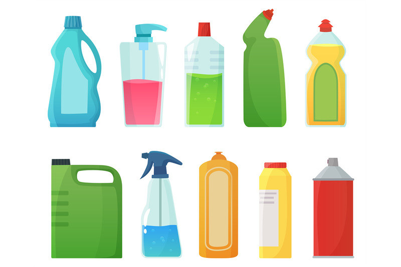 detergent-bottles-cleaning-supplies-products-bleach-bottle-and-plast