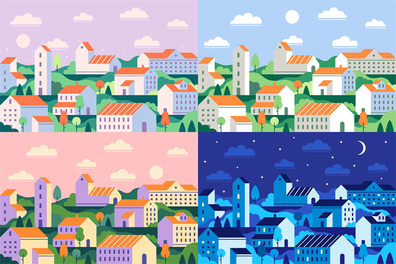 minimal-style-town-geometric-minimalist-city-daytime-cityscape-and-n