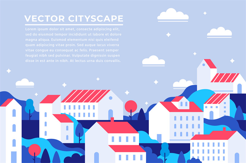 city-buildings-landing-page-town-apartment-banner-building-apartment