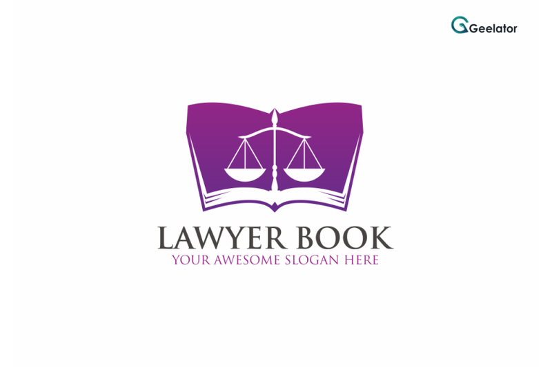 lawyer-book-logo-template