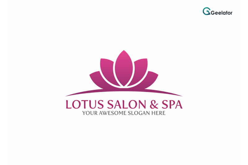 lotus-salon-amp-spa-logo-template
