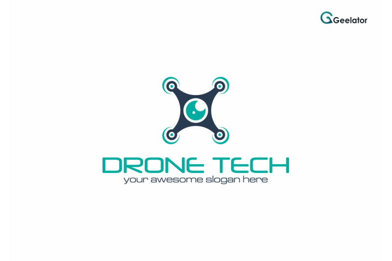 drone-tech-logo-design