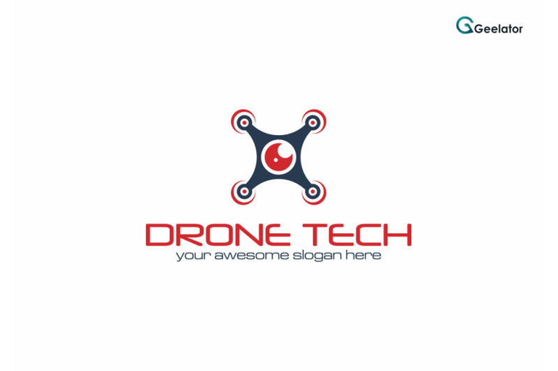 drone-tech-logo-design