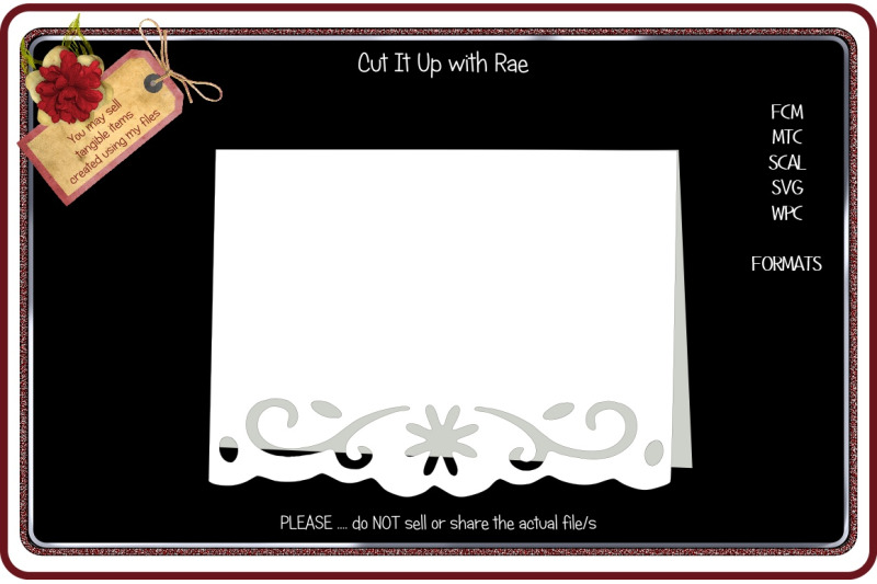 Download 192 Border Greeting Card FCM MTC SCAL SVG WPC By Cut It Up ...