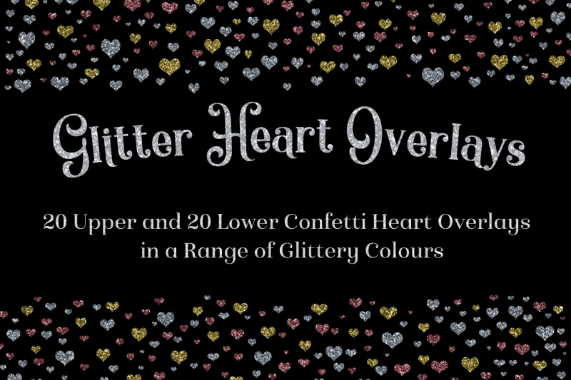 glitter-heart-overlays-set