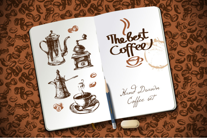 retro-hand-drawn-sketch-coffee-set