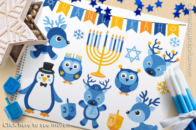 hanukkah-animals-friends-vector-clipart