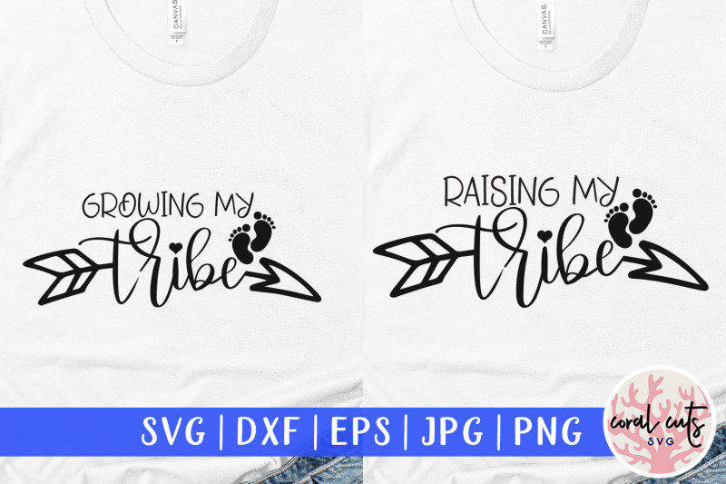 Growing my tribe & Raising my tribe - Mother SVG Bundle EPS DXF PNG Cu
Craft SVG.DIY SVG