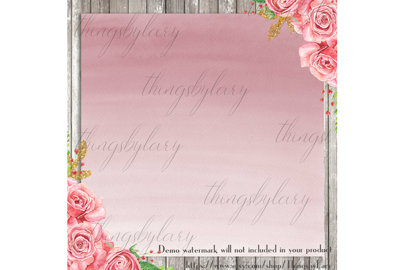 30-ombre-rosegold-painted-brush-watercolor-digital-papers