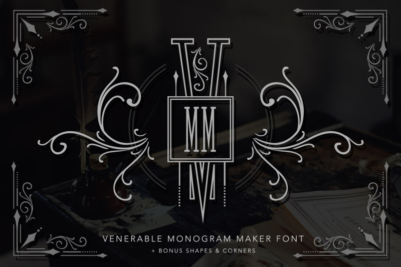 venerable-monogram-maker-font