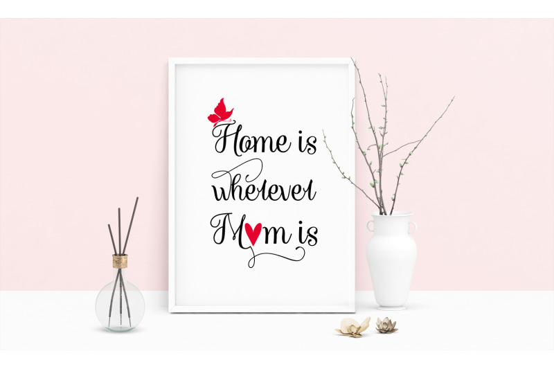 saying-home-is-whereever-mom-printable-art-wall-art-pdf-typo