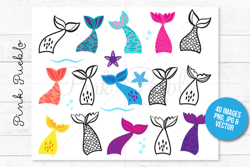 mermaid-tail-clipart-and-vectors