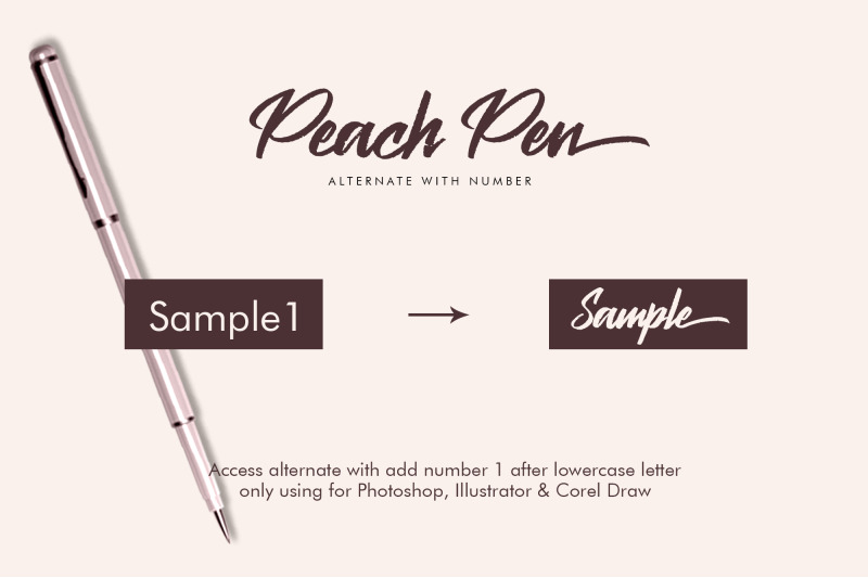 peach-pen-script