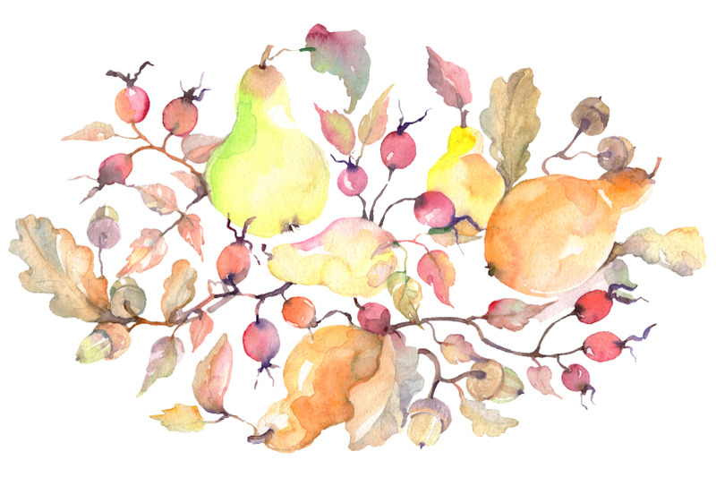 branch-of-pears-watercolor-png