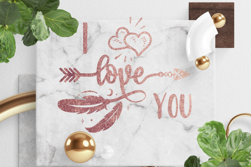 gold-rose-color-i-love-you-quote