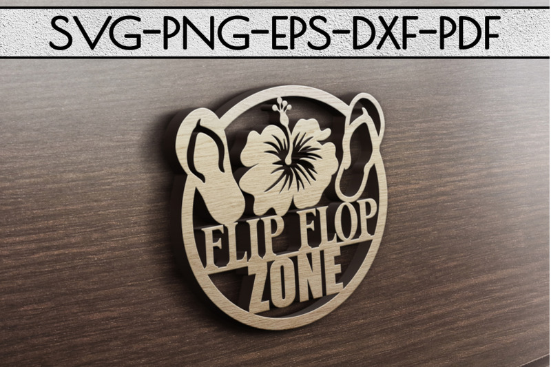 flip-flop-zone-papercut-template-beach-house-decor-svg-dxf