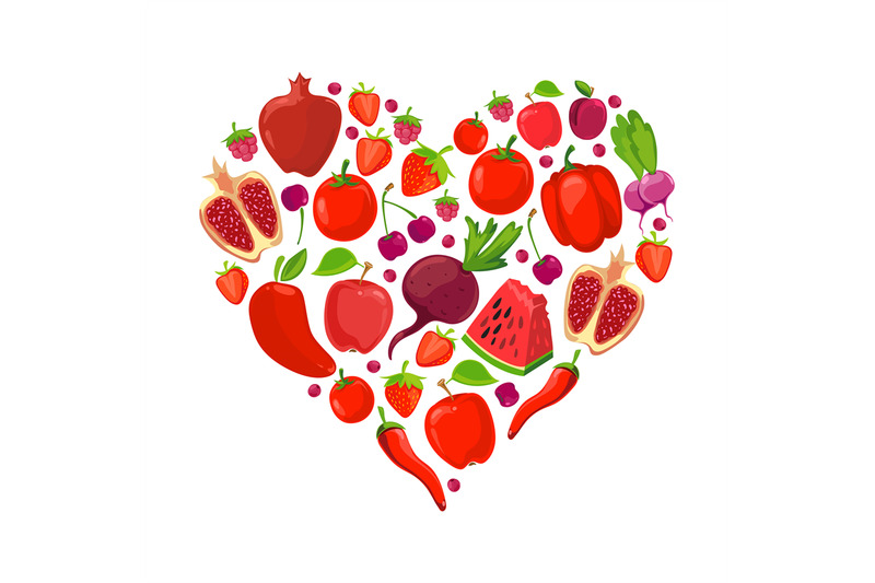 heart-shape-of-red-fruits-and-vegetables