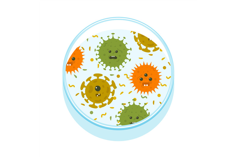 petri-dish-with-cartoon-microbes