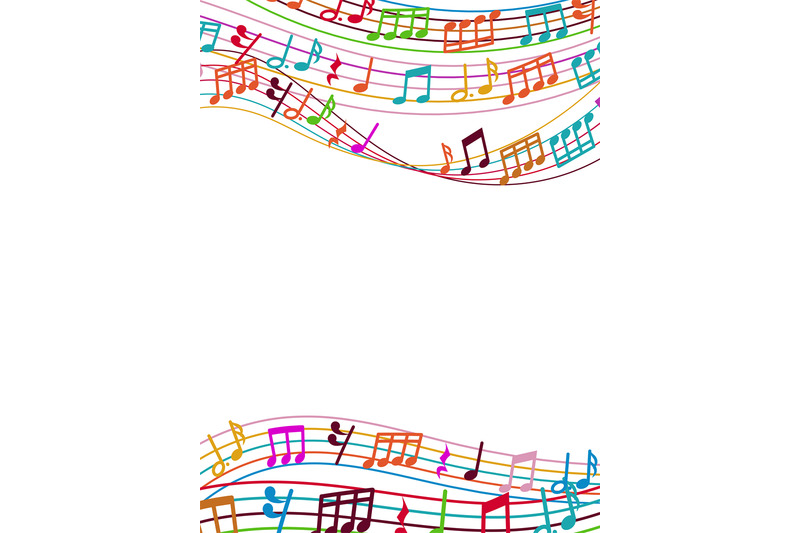 musical-background-with-colorful-music-notes-and-waves
