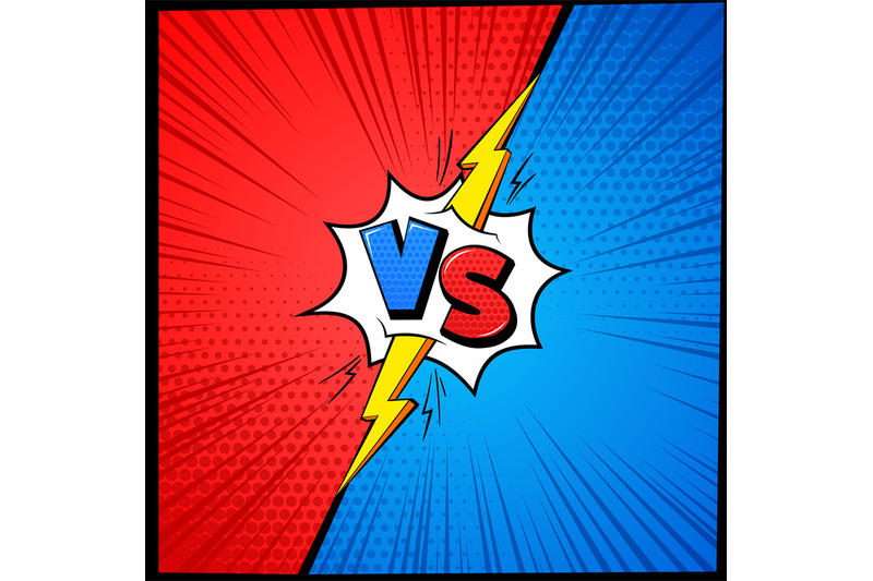 vs-cartoon-background-versus-letters-comic-book-frame-with-halftone