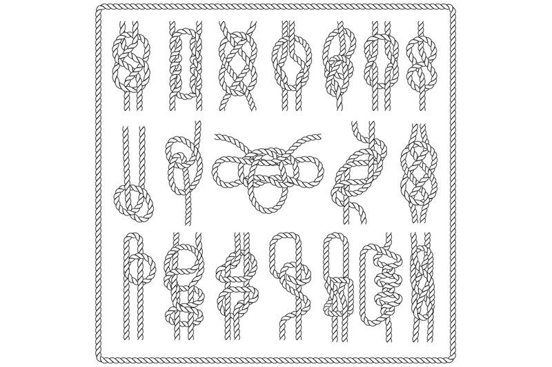 nautical-knot-marine-rope-borders-with-knots-navy-tying-frames-vecto