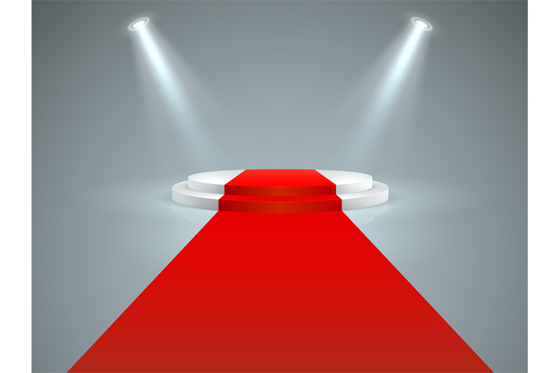 illuminated-podium-floor-red-carpet-to-white-podium-spotlights-holl